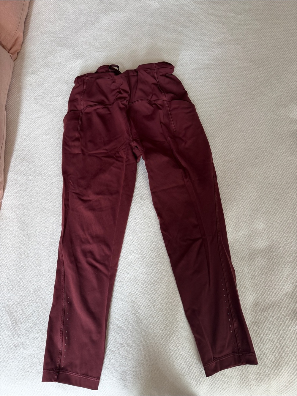 lululemon athletica Maroon High-Rise Performance Leggings
